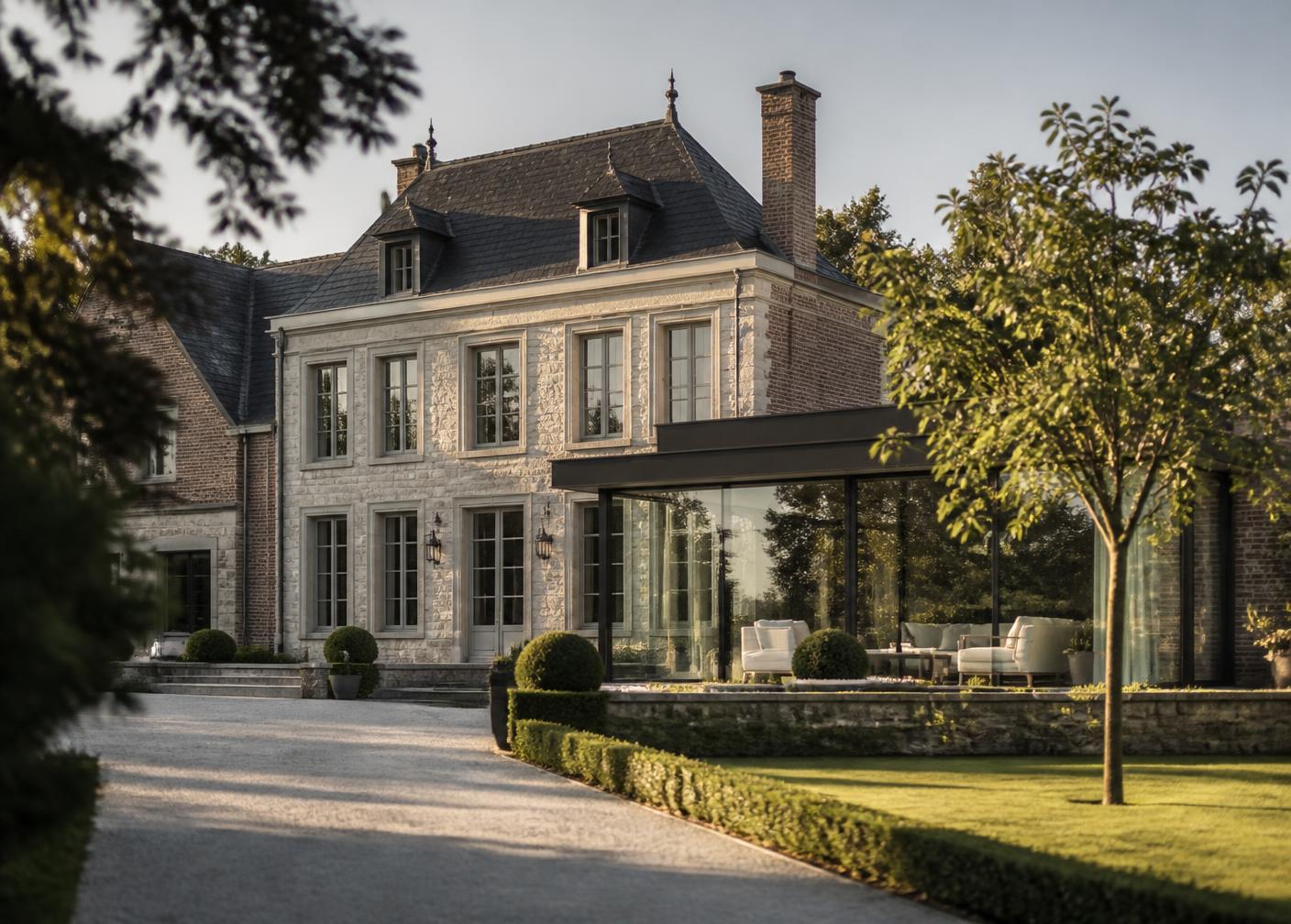 Propriété belge de prestige réhabilitée