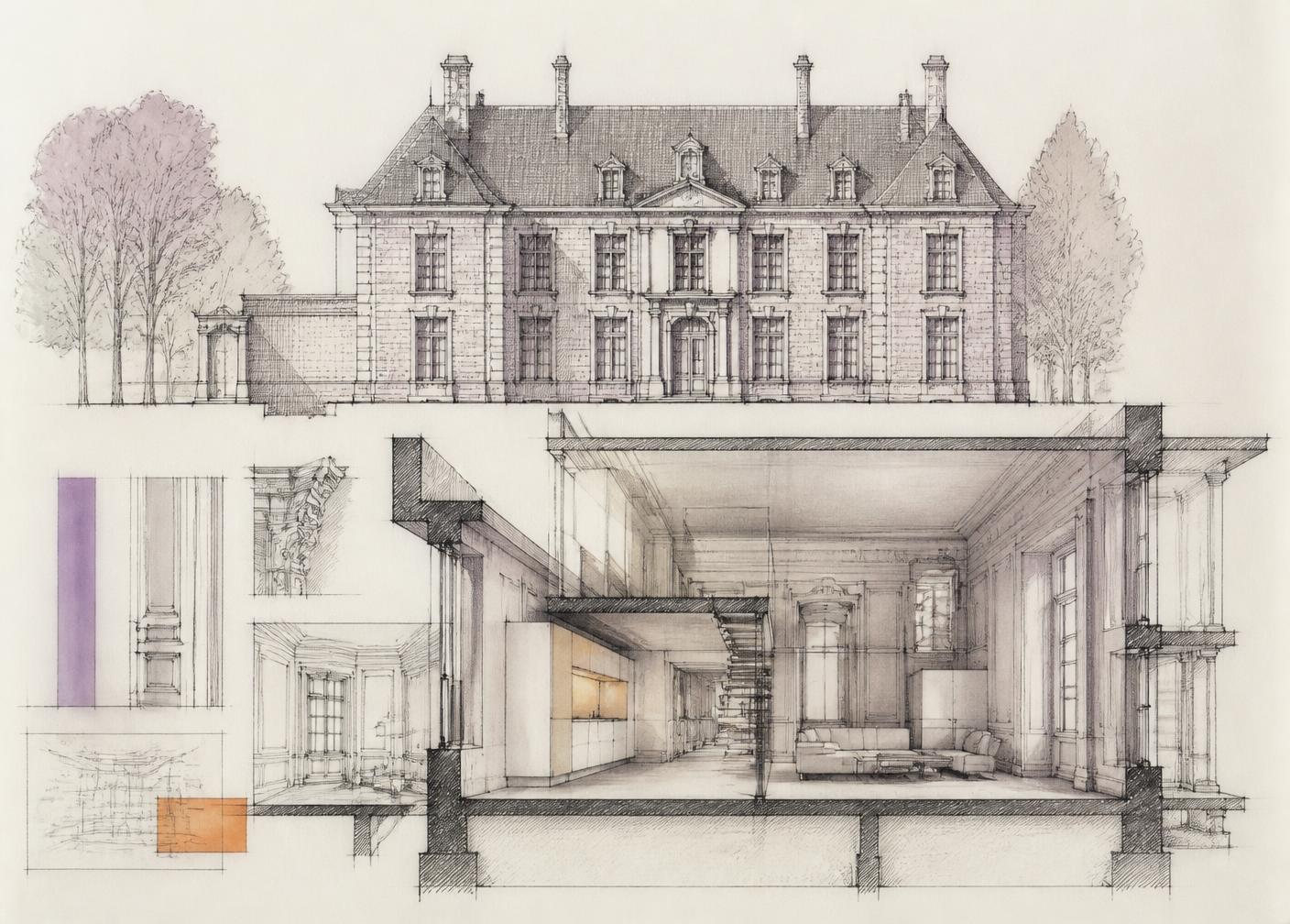 Étude architecturale d’une propriété de prestige
